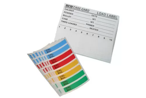 MTM Universal For Rifle And Handgun Ammo Boxes 50 Pack Reloading Label (LL-1)