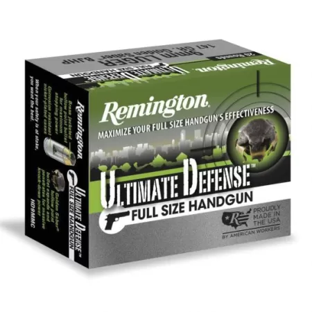 Remington Ultimate Defense 125 gr BJHP .357 Mag Ammo, 20/box - HD357MA