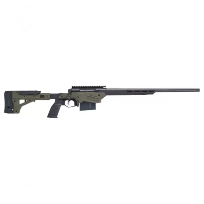Savage Arms Axis II Precision .270 Win Bolt Action Rifle, Matte OD Green/Black - 57554