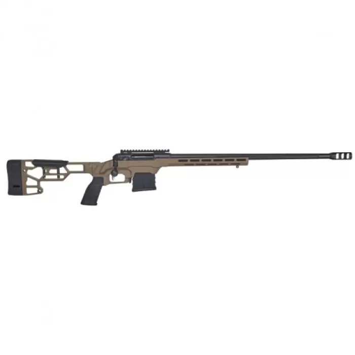 Savage Arms 110 Precision .338 Lapua Bolt Action Rifle, Matte FDE - 57566