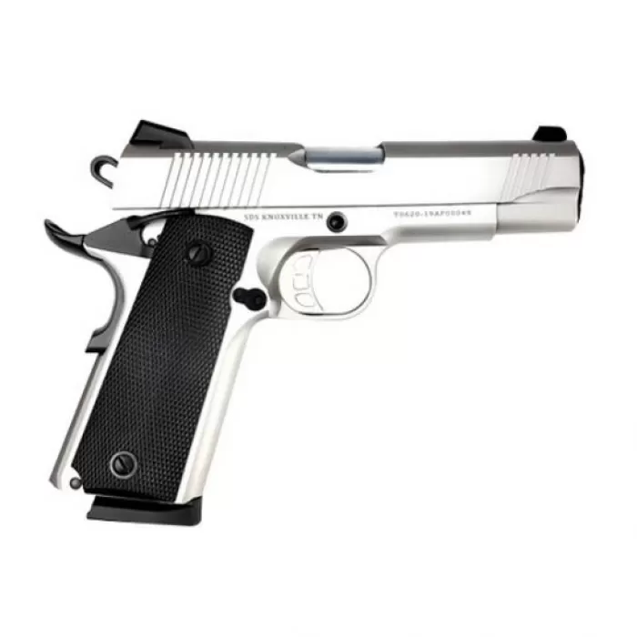 SDS Imports 1911 Carry SS45 .45 ACP Pistol, Stainless - 1911CSS45