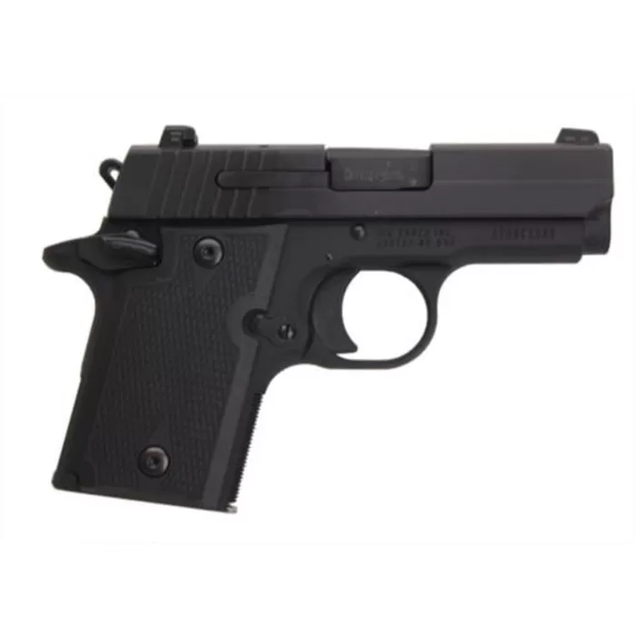 SIG SAUER P938 Black Nitron 3in 9mm 6rd Pistol (938-9-BSS-AMBI) SIG SAUER P938 Black Nitron 3in 9mm 6rd Pistol (938-9-BSS-AMBI)