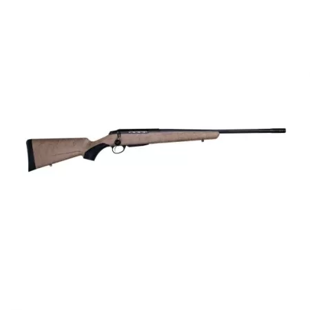 TIKKA T3X Lite Roughtech 7mm Rem Mag Bolt Action Rifle, Desert Tan with Black Spider Webbing Pattern - JRTXRT370