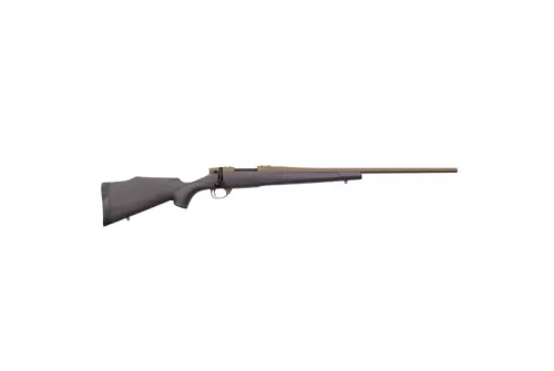 Weatherby Vanguard Weatherguard .300 Weatherby Mag Bolt Action Rifle, Black with Bronze Webbing - VWB300WR6T
