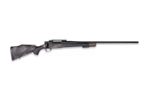Weatherby VBS223RR18B Vanguard Black Hills 223 Rem 5+1 16" + 2" Matte Blued Heavy Threaded Barrel, Matte Blued Steel Receiver w/Picatinny Rail, Black w/Green & Tan Accents Peak 44 Monte Carlo Polymer