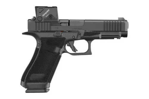 Glock P61750B03DC8A3 G17 Gen6 w/Aimpoint Full Size 9mm Luger 17+1 4.49" Black GMB Barrel, Black nDLC Steel Serrated w/Optic Slide, Black Polymer Frame w/Accessory Rail, Interchangeable Backstrap Grip