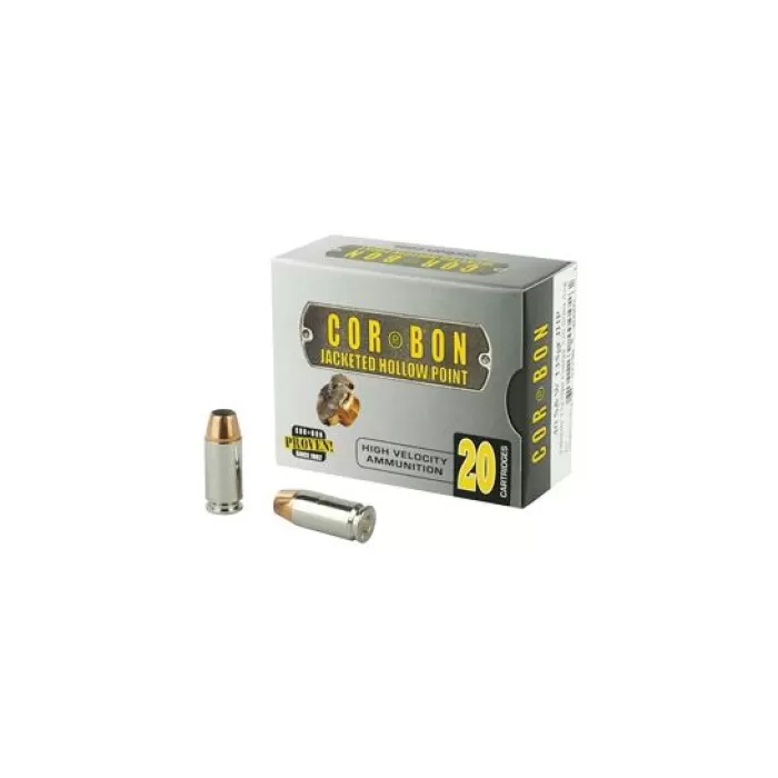 CorBon Self Defense 40 S&W Ammo 135 Grain JHP, 20 rds/box - 40135