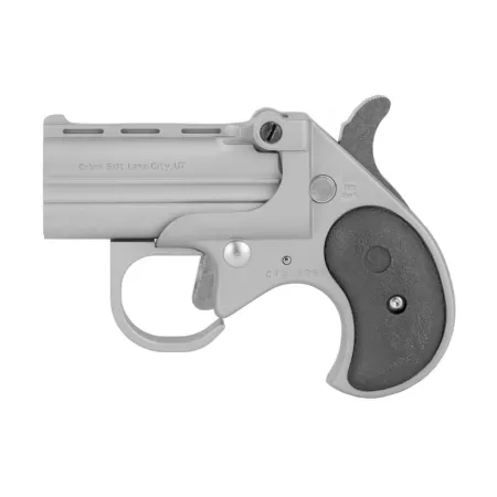 Cobra Enterprise Inc 22 WMR Big Bore Derringer Guardian Package with Satin Finish and Black Grips