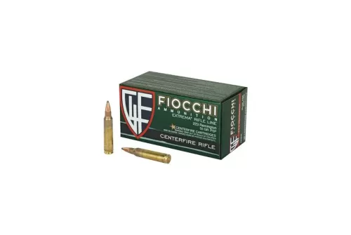 Fiocchi 223 Remington Ammo 55 Grain Pointed Soft Point, 50 rds/box - 223B50
