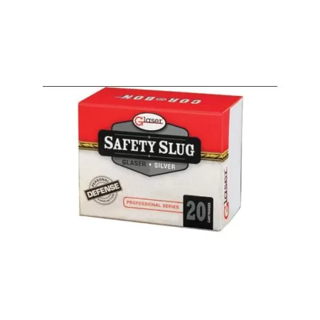 Glaser Silver 9mm Ammo 80 Grain Pre-Fragmented +P, 20 rds/box - GL01200,20
