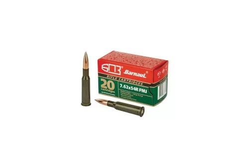 Barnaul Sport/Hunting Steel 7.62 X 54R 148-Grian 20-Rounds FMJ
