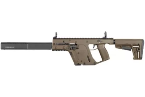 Kriss Vector Gen II Carbine 9mm 16" Barrel Defiance M4 Stock Flat Dark Earth 17rds