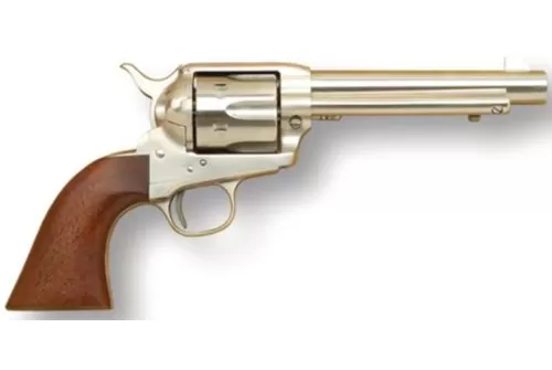 Cimarron Model P .45 Long Colt Pre-War 5.5 Inch Barrel Stainless Steel Finish Walnut Grip