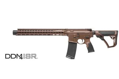 Daniel Defense DDM4 ISR 300 Blackout 16" Integral Suppressor Milspec+ Dark Brown