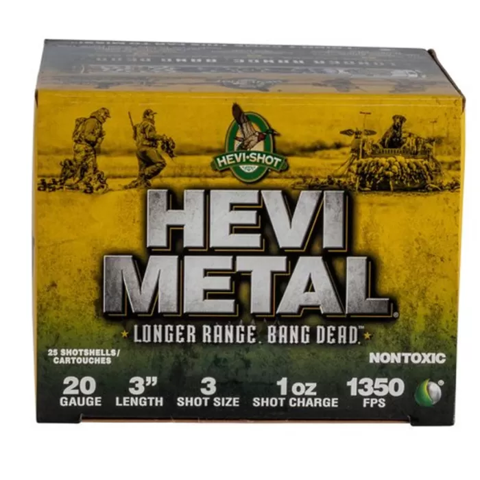 Hevishot Hevi-metal, Hevi 39003 Hevimetal Lr 20 3" 3 1oz 25/10 Hevishot Hevi-metal, Hevi 39003 Hevimetal Lr 20 3" 3 1oz 25/10