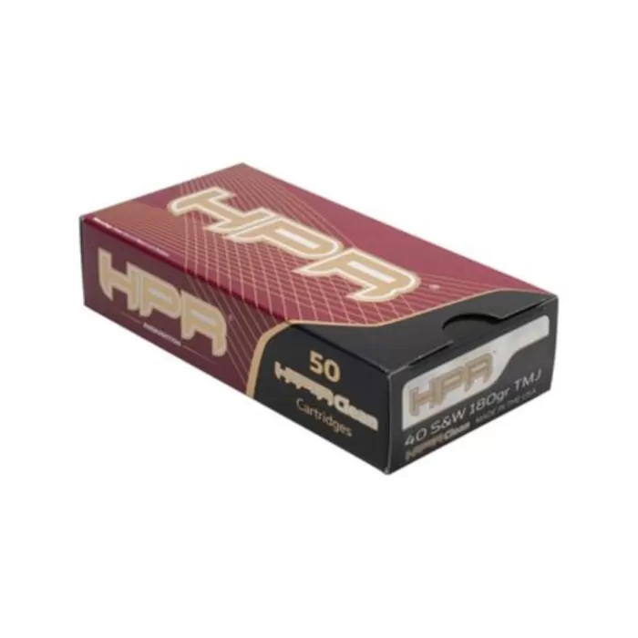 HyperClean .40 S&W 180 Grain Total Metal Jacket - Brass Casing HyperClean .40 S&W 180 Grain Total Metal Jacket - Brass Casing