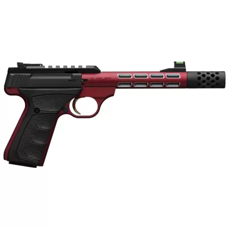 Browning Browning Buck Mark Plus Vision, .22Lr, 5.9" Threaded Barrel, Pro Target/Truglo Front, Optic Rail, Red, (2) 10-Rd 051563490