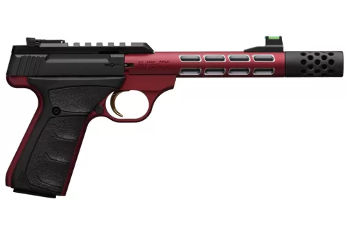 Browning Browning Buck Mark Plus Vision, .22Lr, 5.9" Threaded Barrel, Pro Target/Truglo Front, Optic Rail, Red, (2) 10-Rd 051563490