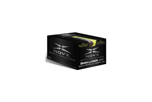 NovX Engagement Extreme Self-Defense 9mm Luger Ammo 65 Grain ARX Lead-Free