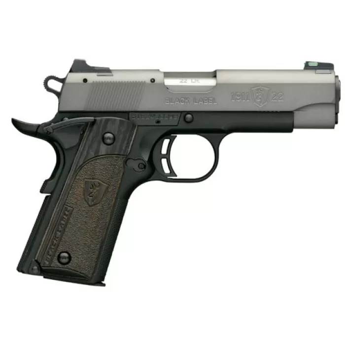 Browning 1911-22 Black Label .22Lr 4.25" FS W/Rail Gray/B.Matte 051848490 Browning 1911-22 Black Label .22Lr 4.25" FS W/Rail Gray/B.Matte 051848490