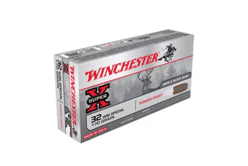 Winchester 32 Win. Special 170gr Power Point Ammunition, 20 Round Box - X32WS2