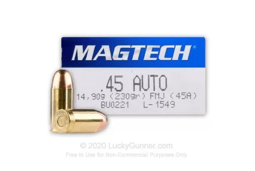 .45 Auto FMJ UPC: 754908162802