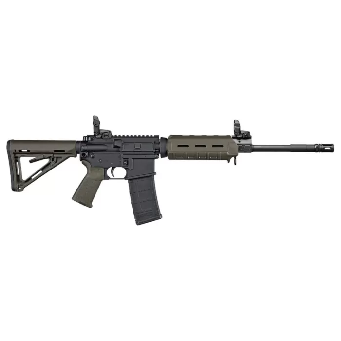 Sig Sauer M400 Enhanced 300 Blackout AR-15 Semi-Auto Rifle with Green Magpul MOE Accessories
