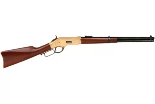 Cimarron 1866 Yellowboy .38sp - 19" Sr Carbine Brass/blued