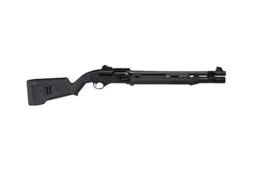 Langdon Tactical Tech LTT1301ZMBLK Beretta 1301 3" 7+1 18.50" Black Anodized Aluminum Receiver, Black Magpul Polymer Stock, Modified Magpul Zhukov Forend