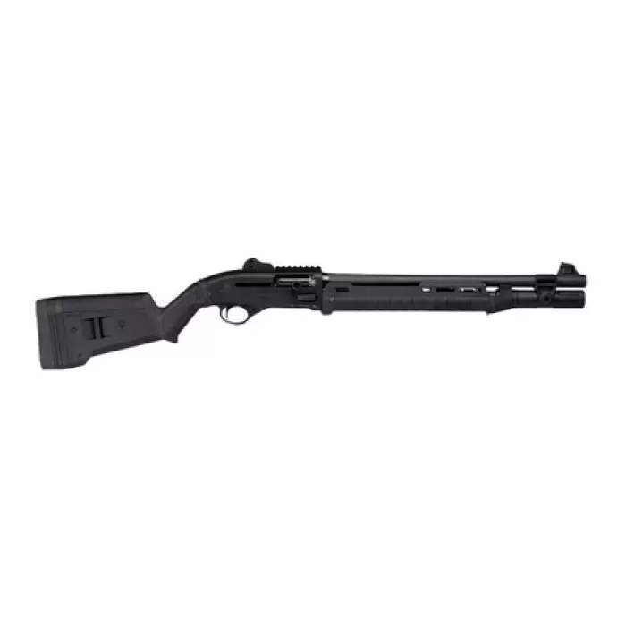 Langdon Tactical Tech LTT1301ZMBLK Beretta 1301 3" 7+1 18.50" Black Anodized Aluminum Receiver, Black Magpul Polymer Stock, Modified Magpul Zhukov Forend
