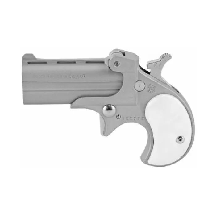 Cobra Pistol CL22LSP Derringer Classic 22 LR 2.40" 2rd Satin Stainless White Pearl Grip Cobra Pistol CL22LSP Derringer Classic 22 LR 2.40" 2rd Satin Stainless White Pearl Grip
