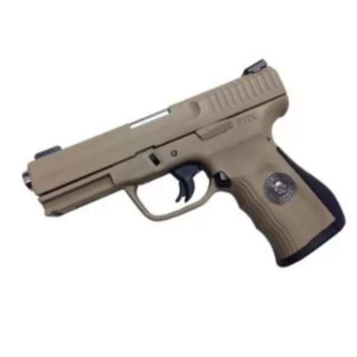 FMK Gen 2 Marine Corp Limited Edition Set 9mm 4", Desert Sand Cerakote, Tru GLo Sights, 14 Round Mag FMK Gen 2 Marine Corp Limited Edition Set 9mm 4", Desert Sand Cerakote, Tru GLo Sights, 14 Round Mag