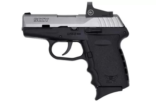 SCCY INDUSTRIES CPX2-TT W/RED DOT DAO 9MM 10RD BLACK/BLACK W/O SAFETY CPX2TTRD