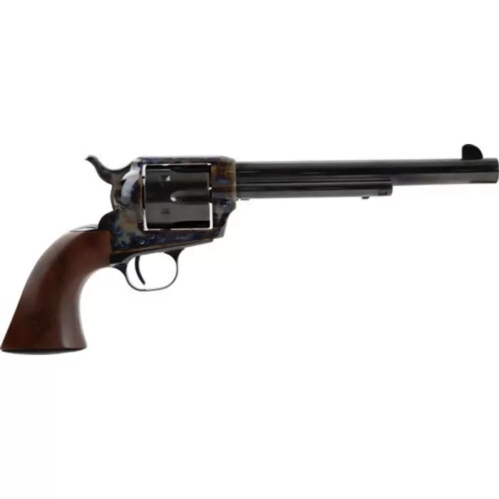 Standard Mfg Single Action Revolver 45 Colt 7.5" Barrel, Blue/Case Hardened, Walnut Grips Standard Mfg Single Action Revolver 45 Colt 7.5" Barrel, Blue/Case Hardened, Walnut Grips
