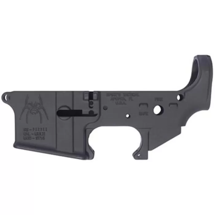 Spike's Tactical, STLS018 Spider Fire/Safe, Stripped Lower, Semi-automatic, 223 Rem, 556NATO, Black Finish, ST-15 with Fire/Safe Markings Spike's Tactical, STLS018 Spider Fire/Safe, Stripped Lower, Semi-automatic, 223 Rem, 556NATO, Black Finish, ST-15 with Fire/Safe Markings