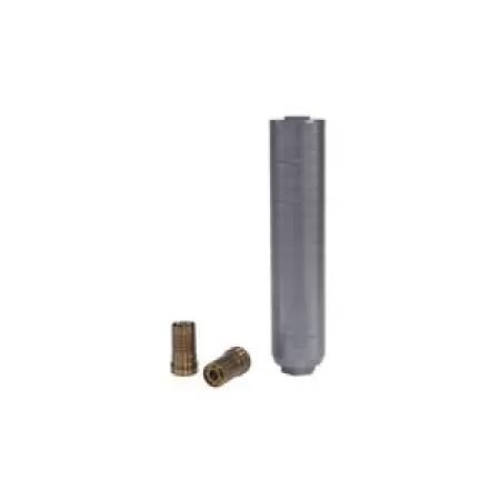 Q LLC Thunder Chicken NFA Rifle Suppressor Clear Physical Vapor Deposition (PVD) 8.13 Inch, 7.62 NATO Caliber, Fast-Attach®, Titanium
