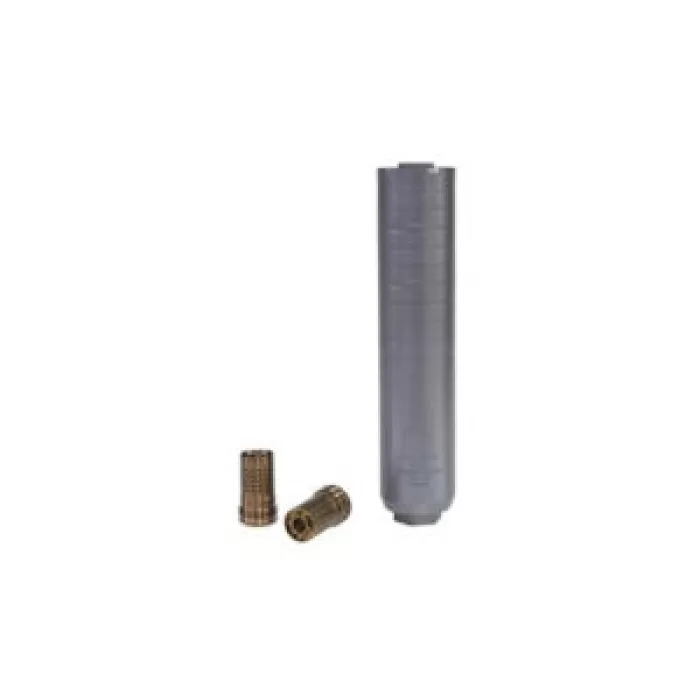 Q LLC Thunder Chicken NFA Rifle Suppressor Clear Physical Vapor Deposition (PVD) 8.13 Inch, 7.62 NATO Caliber, Fast-Attach®, Titanium
