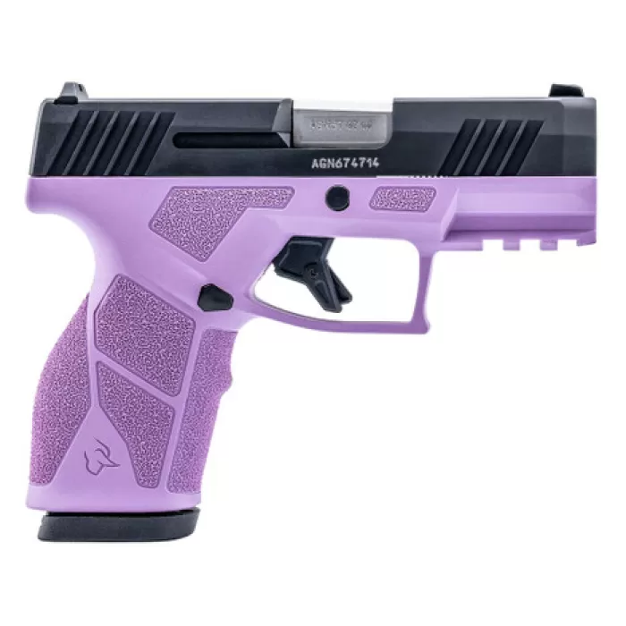 TAURUS GX2 9mm 3.38in 2x10rd Light Purple/Black Striker Pistol (1-GX2931LP-10)