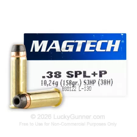 Magtech - 38 Special +P - 158 Grain - SJSP - 1000