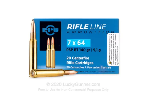 7x64mm Brenneke - 140 Grain PSPBT - Prvi Partizan - 20 Rounds