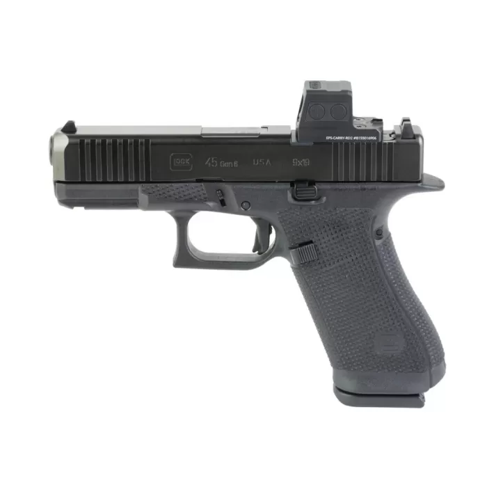 GLOCK 45 Gen 6 9mm, 4" Barrel, Holosun EPS Carry, 10 rnd - Black [MPN:U64550201H2]