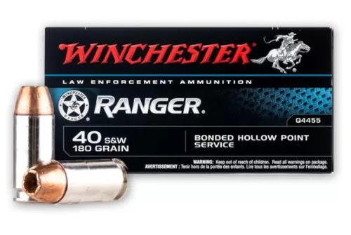 WINCHESTER RANGER 40S&W 180GR JHP 50BX