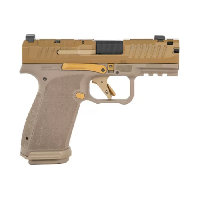 Canik HG8328DM-N Mete MC9 Prime 9mm Luger 17+1 3.64" Compensated Barrel, Steel Optic Ready/Serrated Slide, Polymer Frame w/Picatinny Rail, Textured Grip