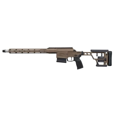 Sig Sauer CROSS30816BBRZ Cross 308 Win 5+1 Brushed Precision Stainless Steel Taper-Lok Barrel, Bronze Cerakote Aluminum Receiver w/Picatinny Rail, M-LOK Handguard, Precision Adj Folding Stock, Black