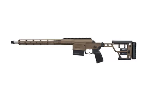 Sig Sauer CROSS30816BBRZ Cross 308 Win 5+1 Brushed Precision Stainless Steel Taper-Lok Barrel, Bronze Cerakote Aluminum Receiver w/Picatinny Rail, M-LOK Handguard, Precision Adj Folding Stock, Black