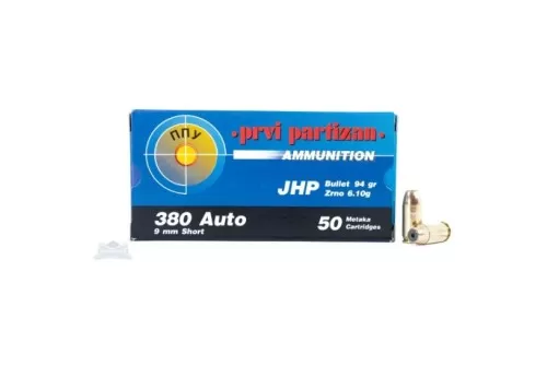 PPU 380ACP JHP 94GR 50/1000 UPC: 8605003813057