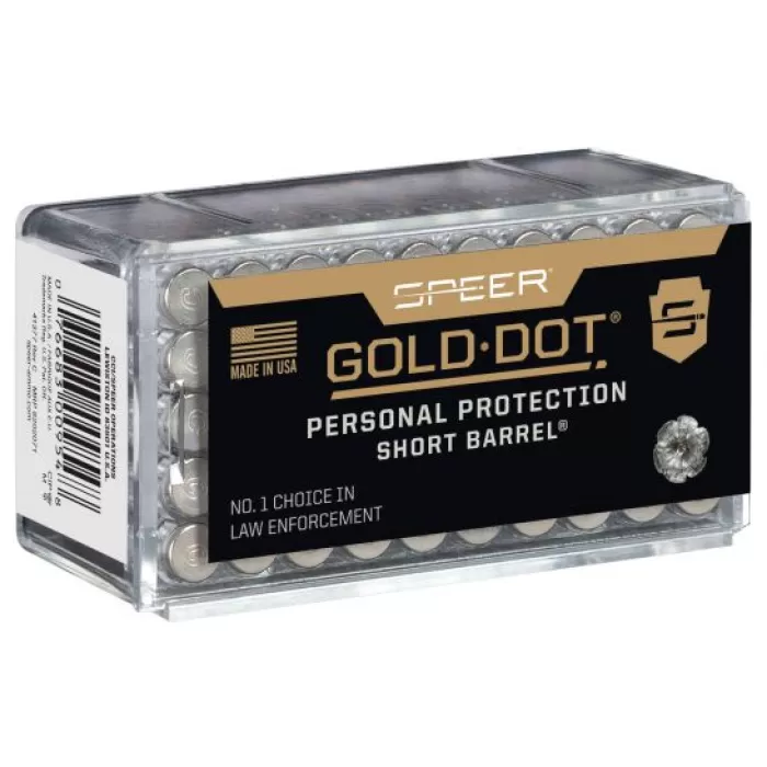 CCI .22 WMR 40gr Gold Dot HP Short Barrel Ammunition 50rds - 954 CCI .22 WMR 40gr Gold Dot HP Short Barrel Ammunition 50rds - 954