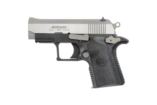 Colt Mustang 380 ACP 2-3/6+1 Semi Auto Blowback Hammer Fired Pistol, Black - O6796