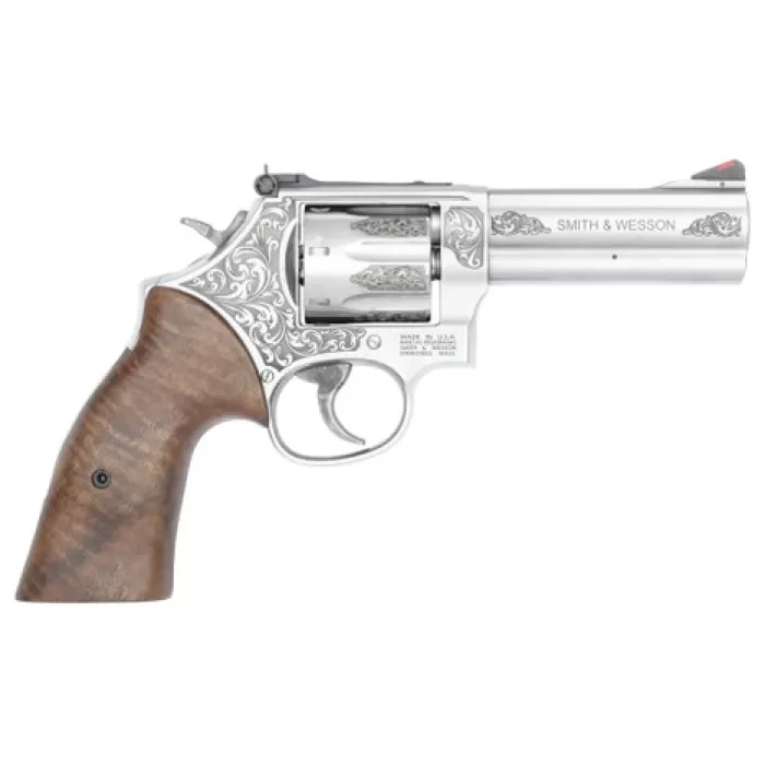 MODEL 686 PLUS ENGRAVED 357MAG/38SPL+P 4.13'' BBL 7RD SS
