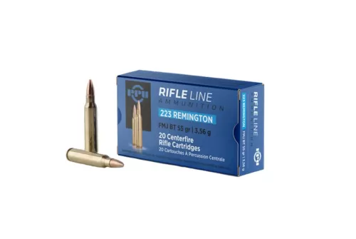 Prvi Partizan .223 Remington FMJBT 55gr 20 Rounds Ammunition - PP223F1